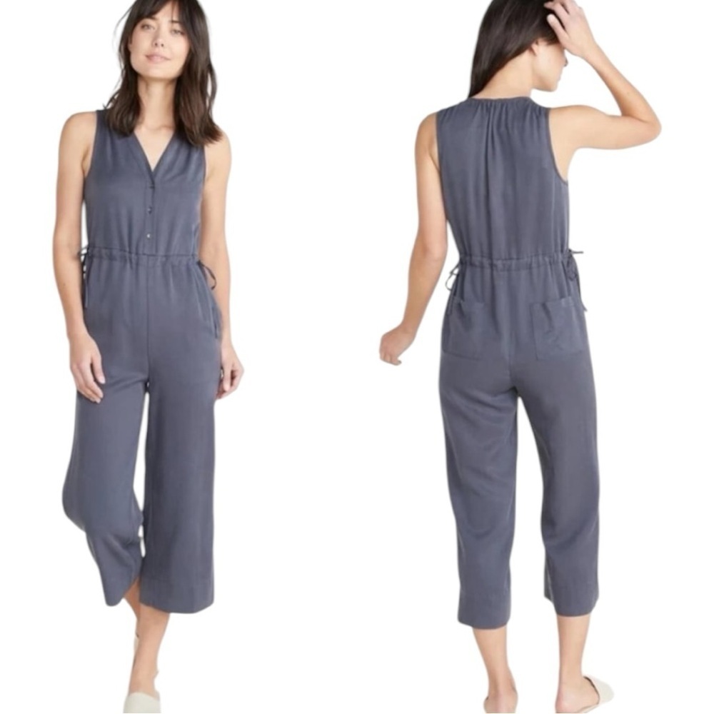 Marine Layer Gray Sleeveless Jumpsuit